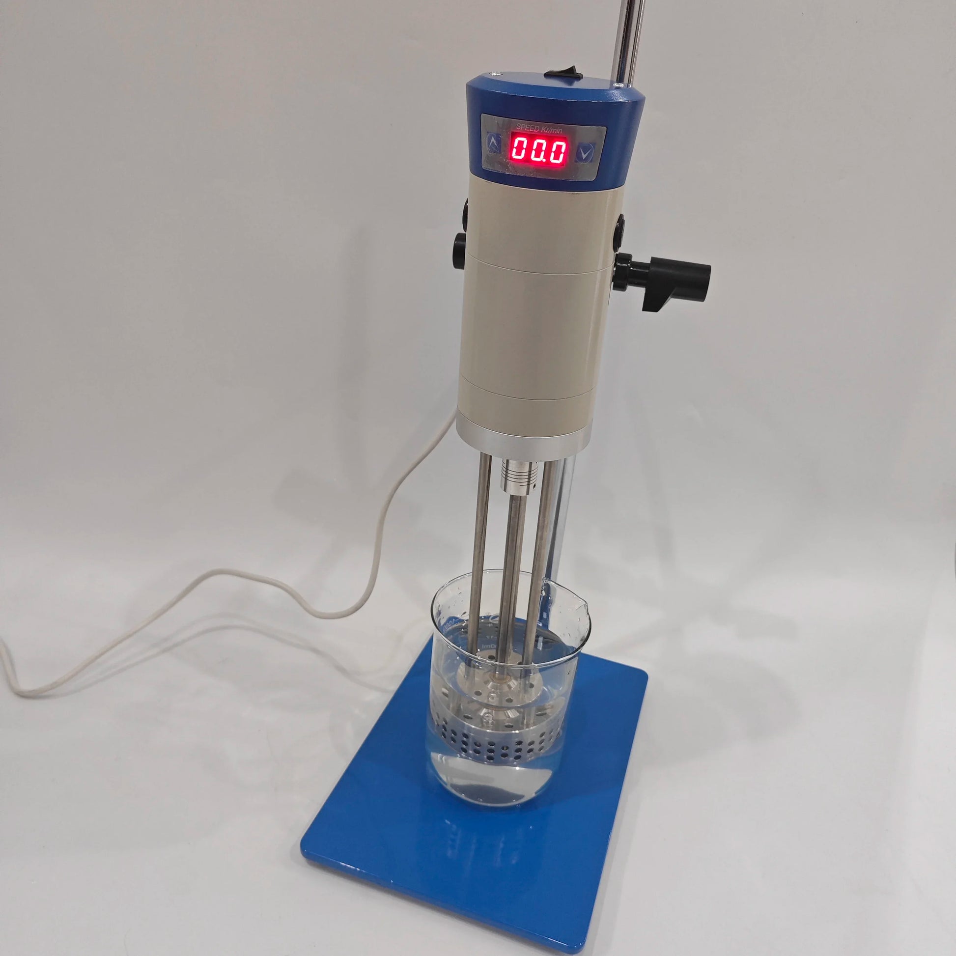 Digital Display High Shear Mixer | Dispersion Emulsifying Machine Emulsifier 200-11000 RPM product detail image 2