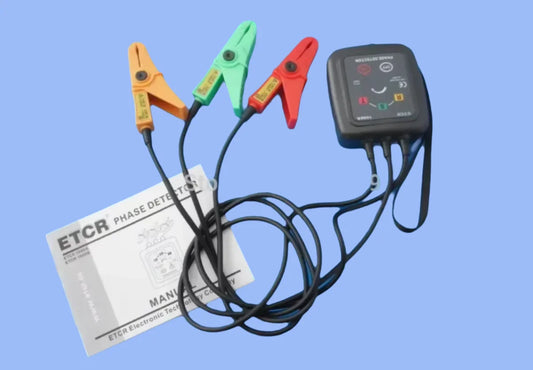 ETCR1000A Non-Contact 3 Phase Rotation Tester Digital Phase Sequence