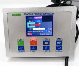 EPC-A12 edge line position controller front panel with powered display