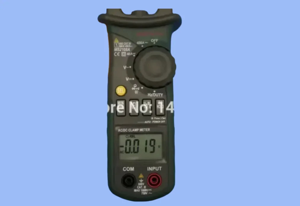 New MS2108A 4000 Counts Digital Clamp Meter AC DC Voltage Current