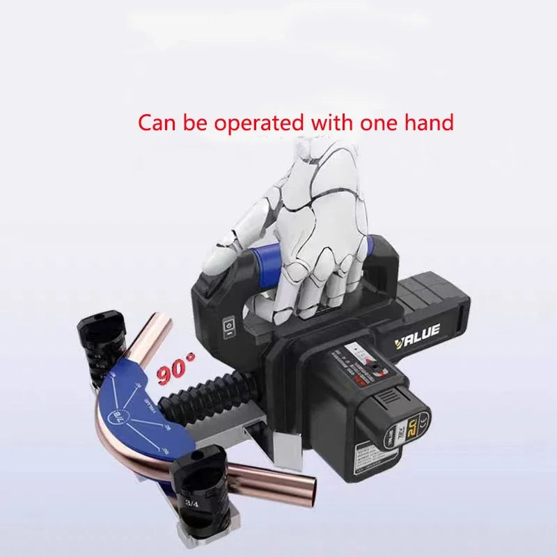 VEB-1 VEB-1B Electric Tube Bender Automatic 6–22mm Air Conditioning Copper Pipe Bending product detail image 4