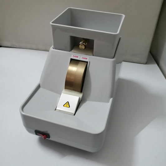 HLE-35WV optical hand edger with single diamond grinding wheel and water can