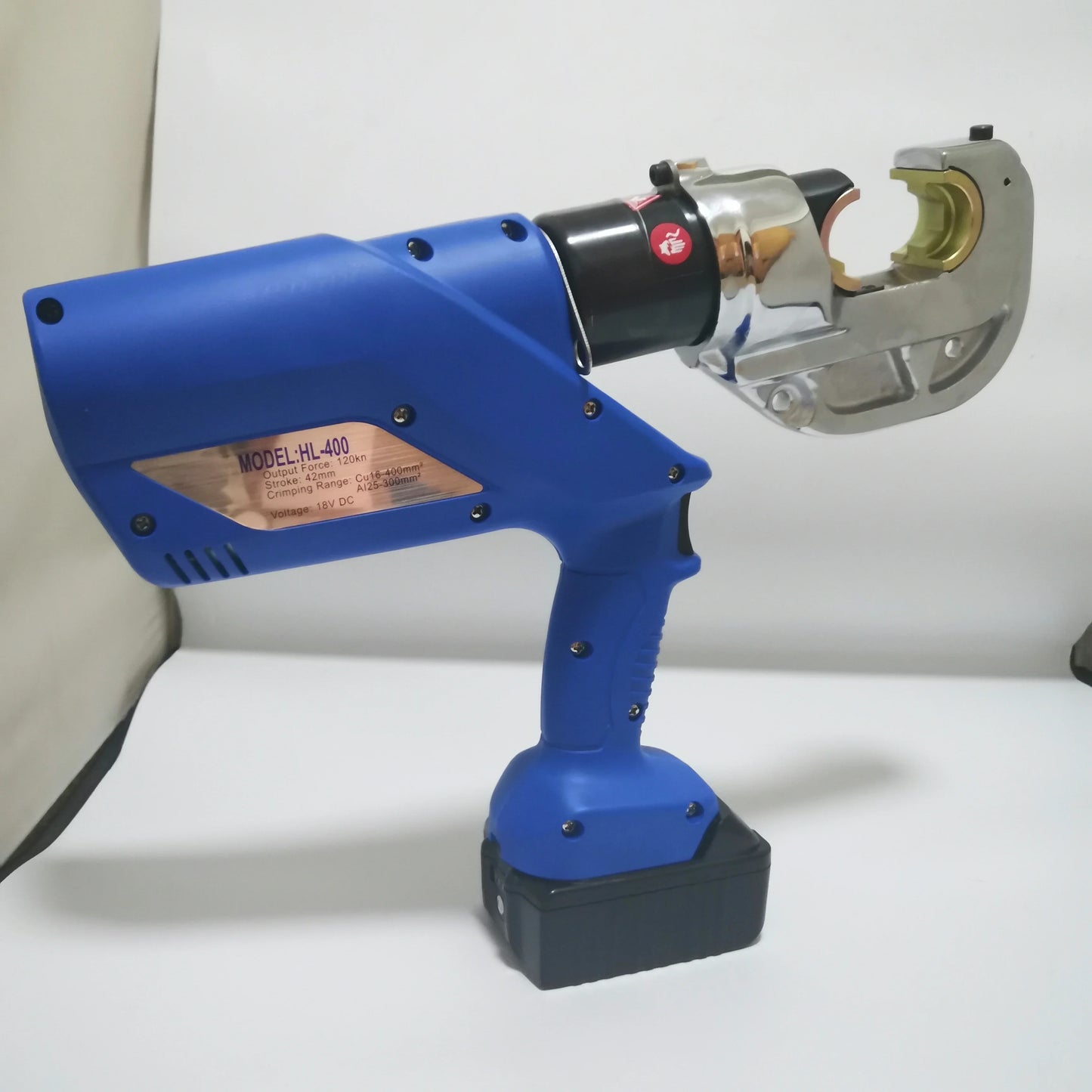 Rechargeable Hydraulic Crimping Tool Electric Wire Crimper 16–400mm² Battery Powered Cable product image 3