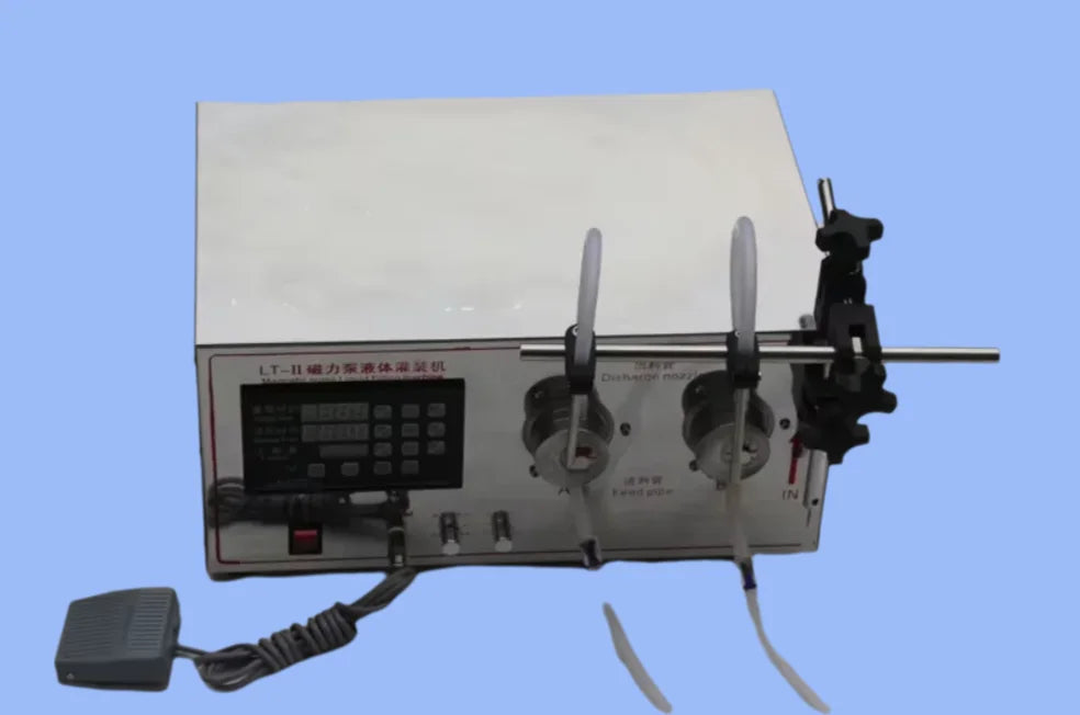 Dual Nozzle Magnetic Pump Liquid Filling Machine 5ml~Unlimited