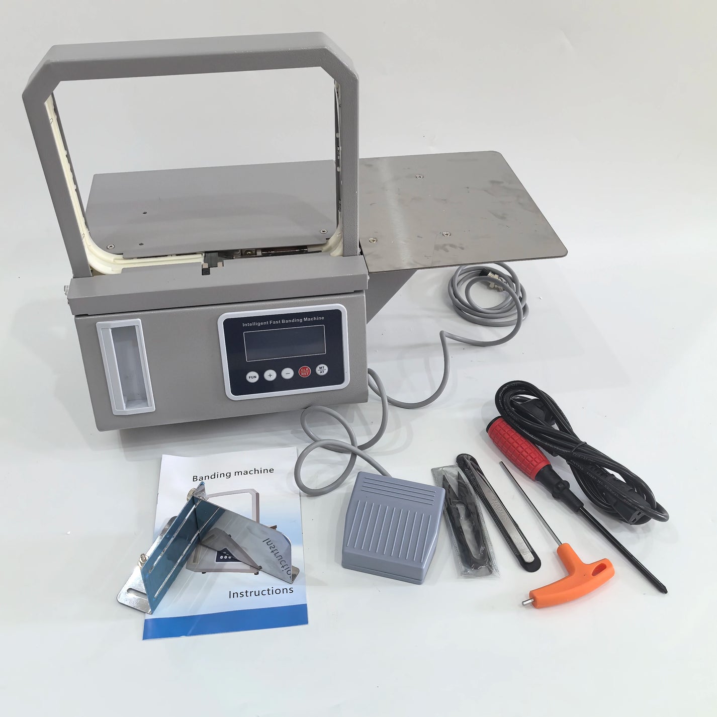 Automatic OPP Tape Bundling & Strapping Machine | Banknote, Vegetable, Document & Card Baler product image 3