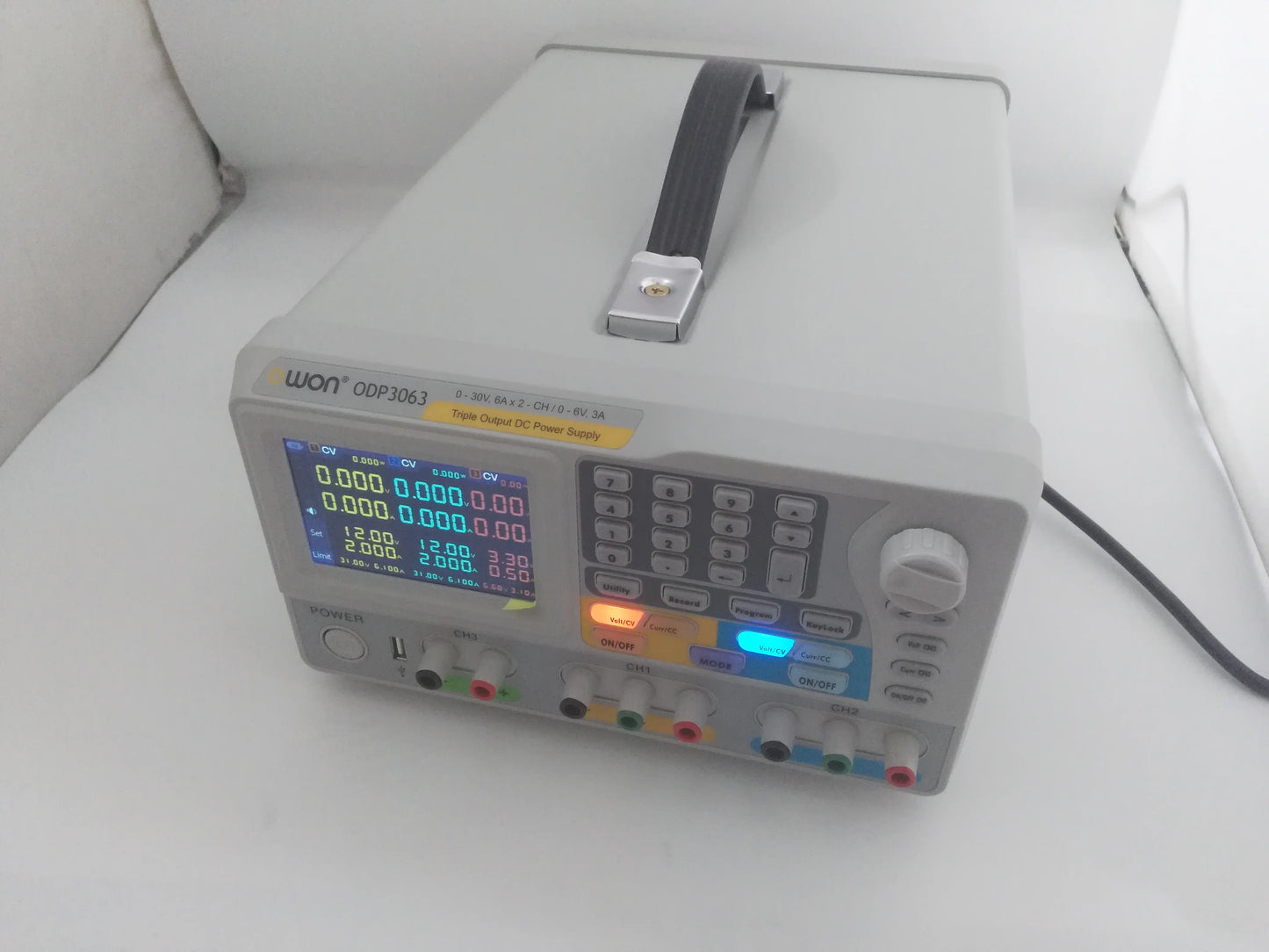 OWON ODP3063 3-CH Output With 2-CH 0-30V/6A And 0-6V/3A Programmable DC Power Supply product image 3