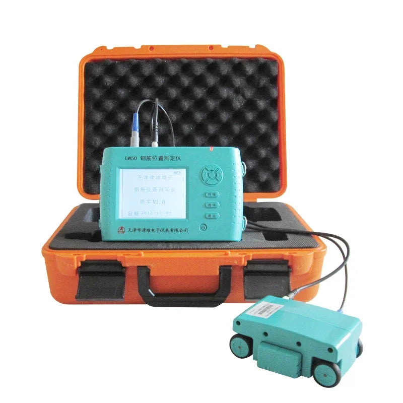 GW-50+ Rebar Scanner Professional Reinforced Steel Bar Locator Tester 6–50mm Concrete Rebar product image 2