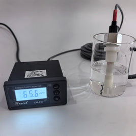 CM-230 online conductivity monitor 4-20mA panel meter 0-2000uS/cm AC220V