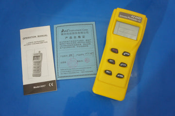 AZ-8857 Infrared Thermometer with Hygrometer | IR Laser Temperature