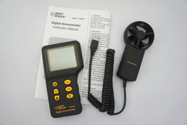 AR826+ Digital Anemometer Air Flow Meter Wind Speed Gauge Tester