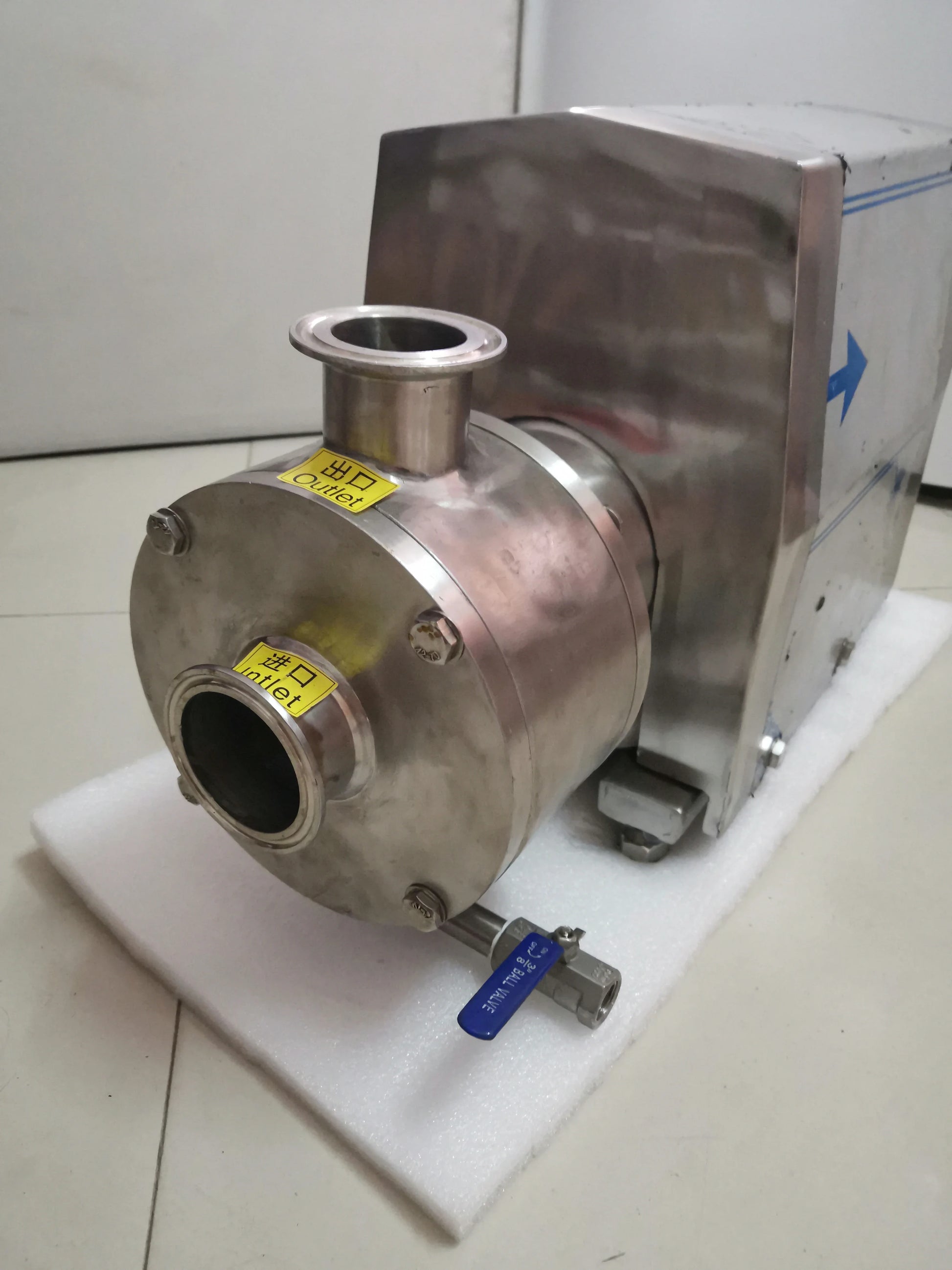 TRL1-100 Pipeline High Shear Emulsifying Pump | 2.2KW Single Stage Inline Emulsion Pump product detail image 3