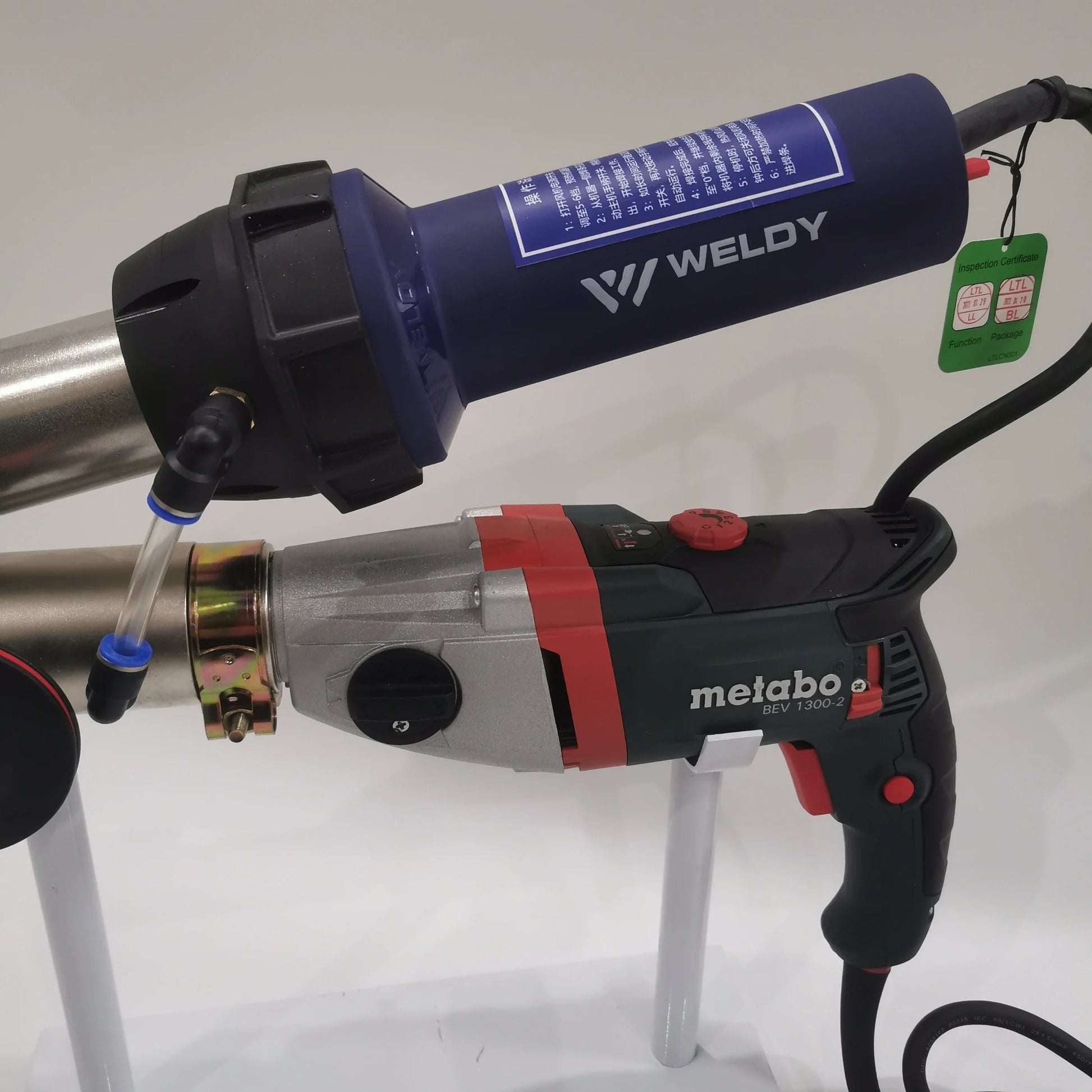 Handheld Plastic Extrusion Welder Gun Hot Air Extruder Welding Machine for PP HDPE LDPE product image 2