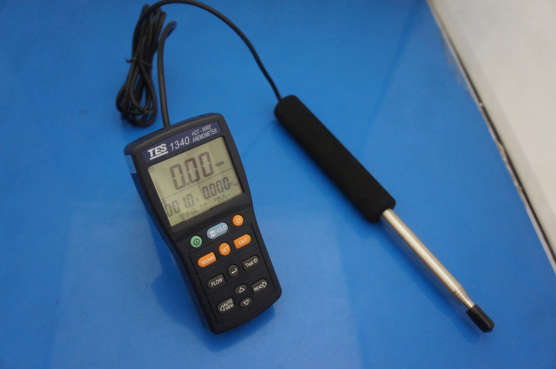 TES-1340 Hot Wire Digital Anemometer | Thermo Air Flow Wind Speed Meter High Accuracy product detail image 3