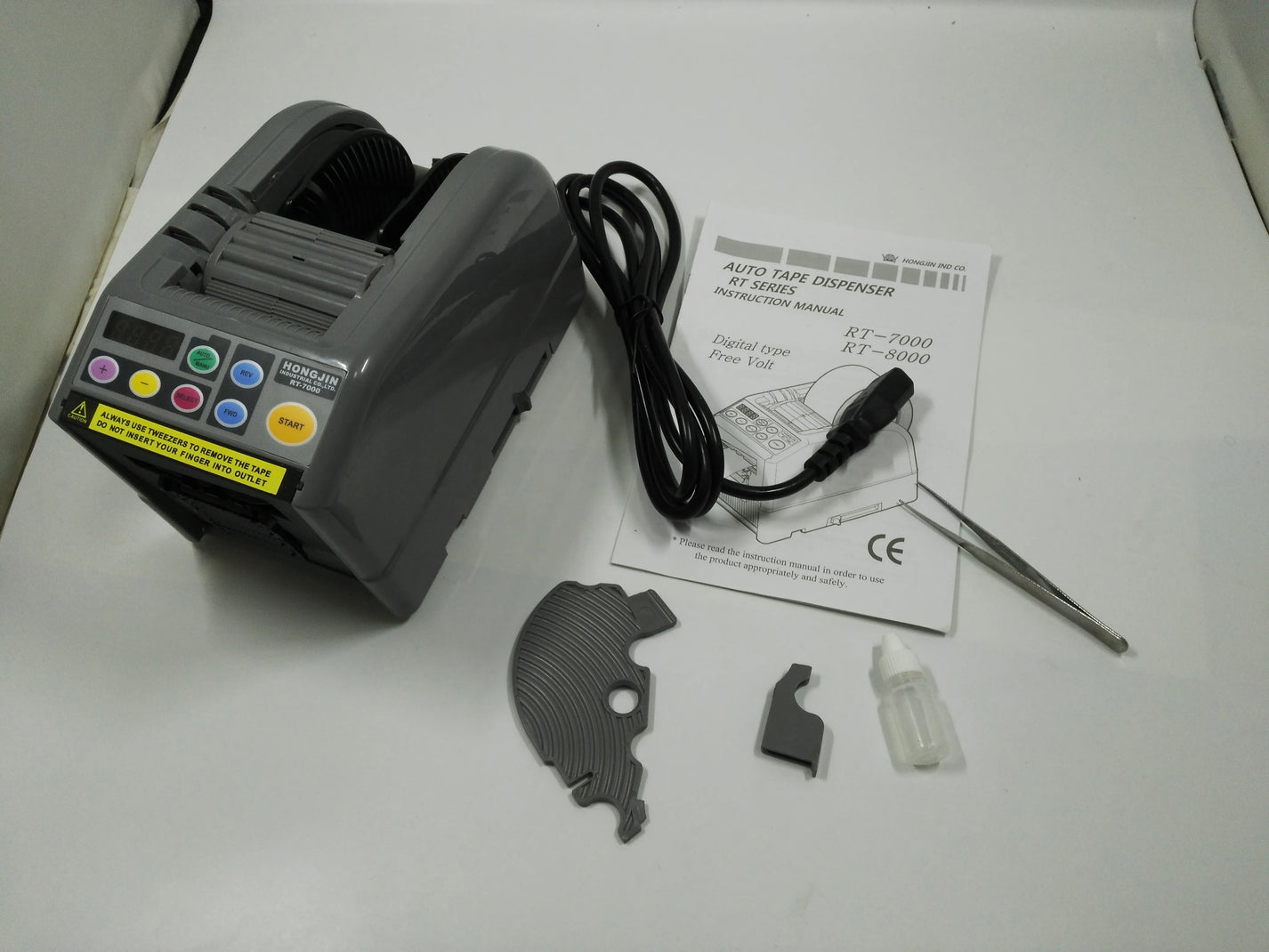Automatic tape dispenser dual photo sensor detail