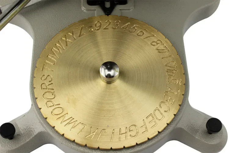 Inside Ring Engraving Machine with Two Faces | Standard Letter Block Dial Jewelry Engraver product detail image 4