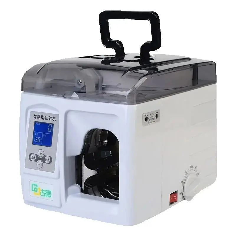 Automatic Banknote Bundling Machine Money Binding Strapping Machine