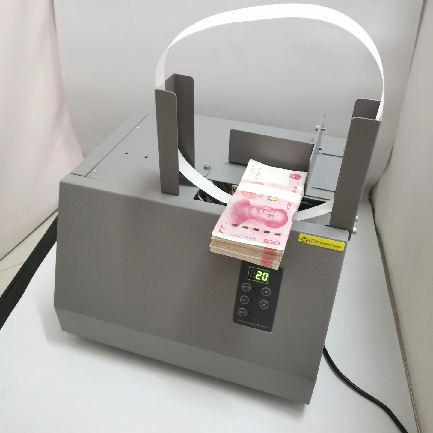 Automatic Banknote Strapping Machine | Paper Currency Bundle Binding