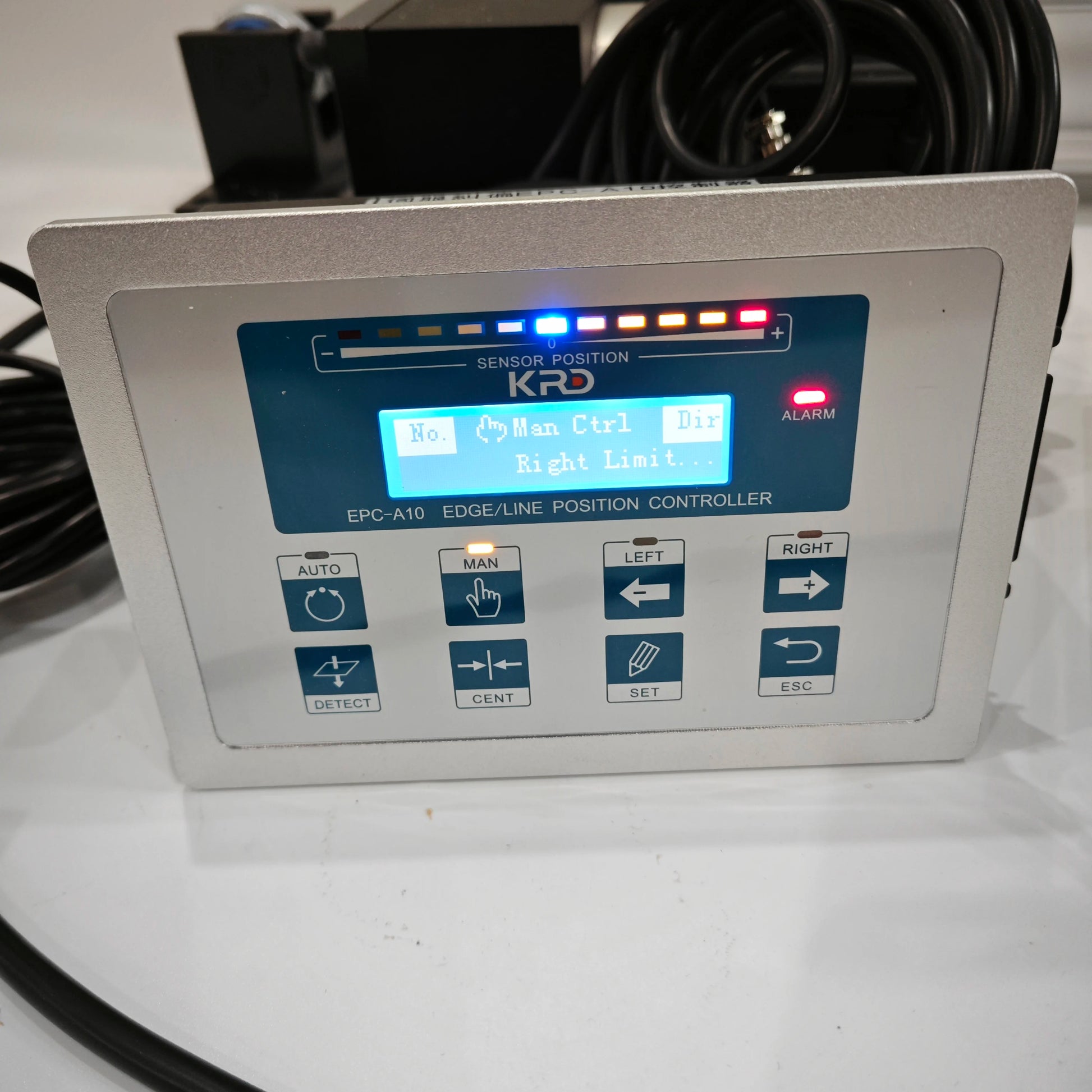 EPC-A10 Servo Web Guide System Line Edge Position Controller PD-803L200 Actuator 800kg 200mm product detail image 3