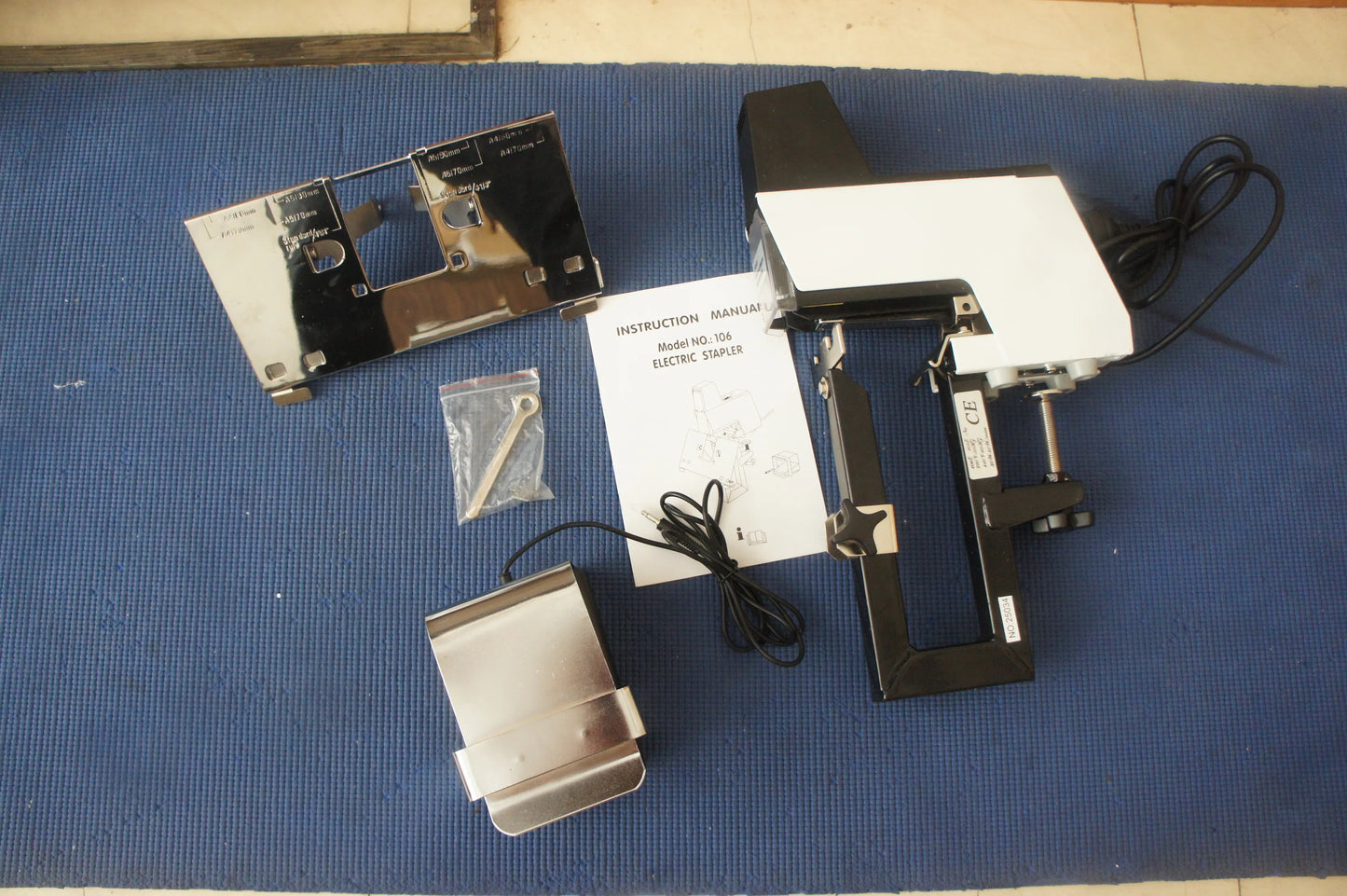 Brand New Electric Stapler XDD 106 Stapler Heavy Duty Electric Flat and Saddle Stapler product image 6