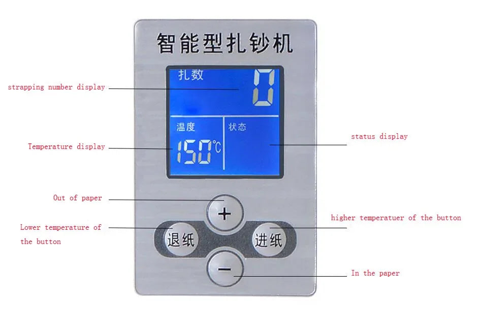 Automatic Banknote Bundling Machine Money Binding Strapping Machine 110V/220V | Intelligent product detail image 4