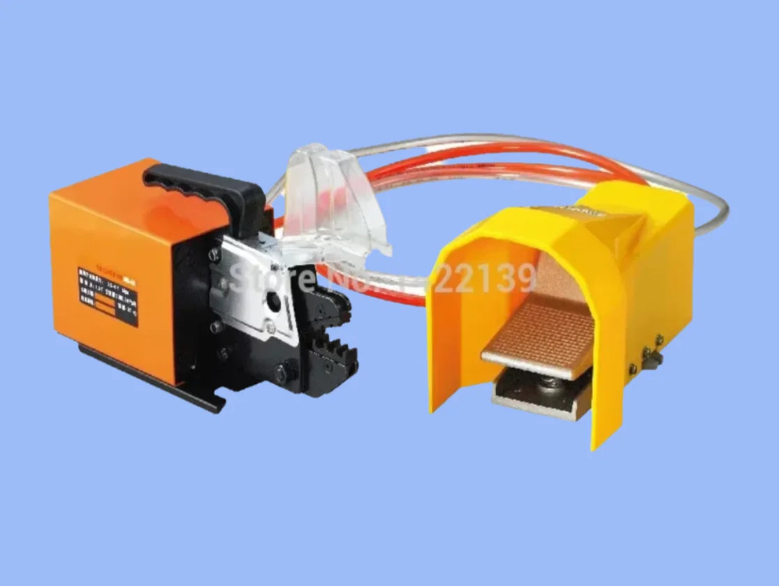 Pneumatic Air Powered Wire Terminal Crimping Machine Mobile Cable