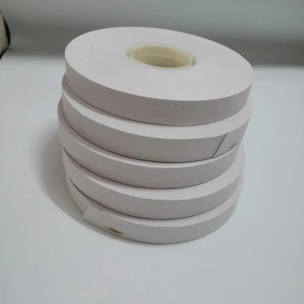 Stack of 20mm paper banding tape rolls for banknote bundling machine
