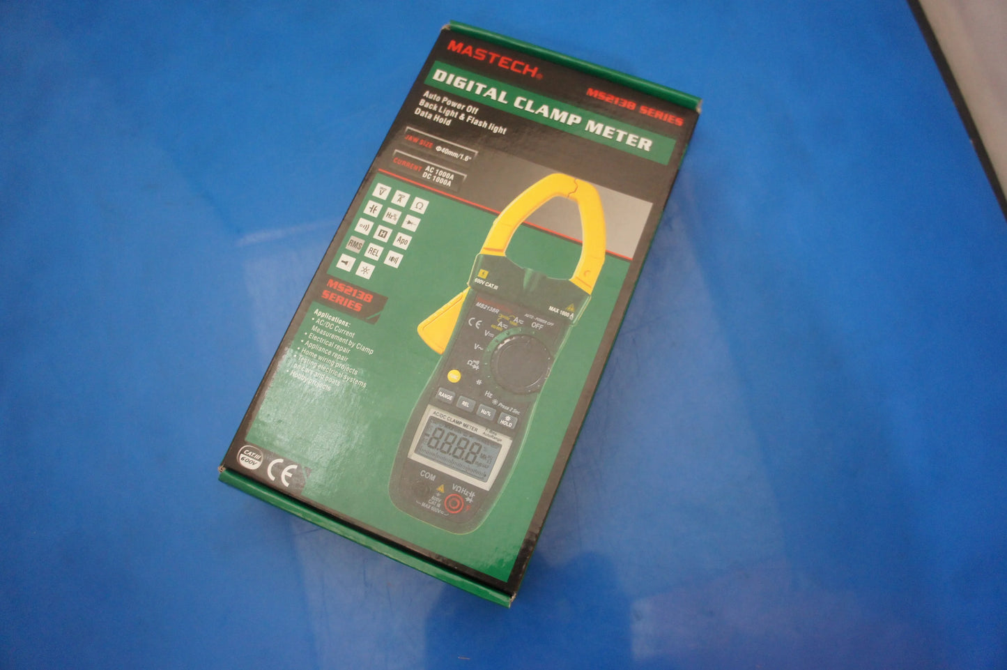 Mastech MS2138R 1000A AC/DC Digital Clamp Meter Auto-Ranging True RMS Multimeter Voltage product image 3