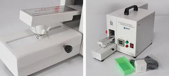 ZQ-002 Electric Color Fastness Tester Dry and Wet Rubbing Resistance Testing Machine for product image 4