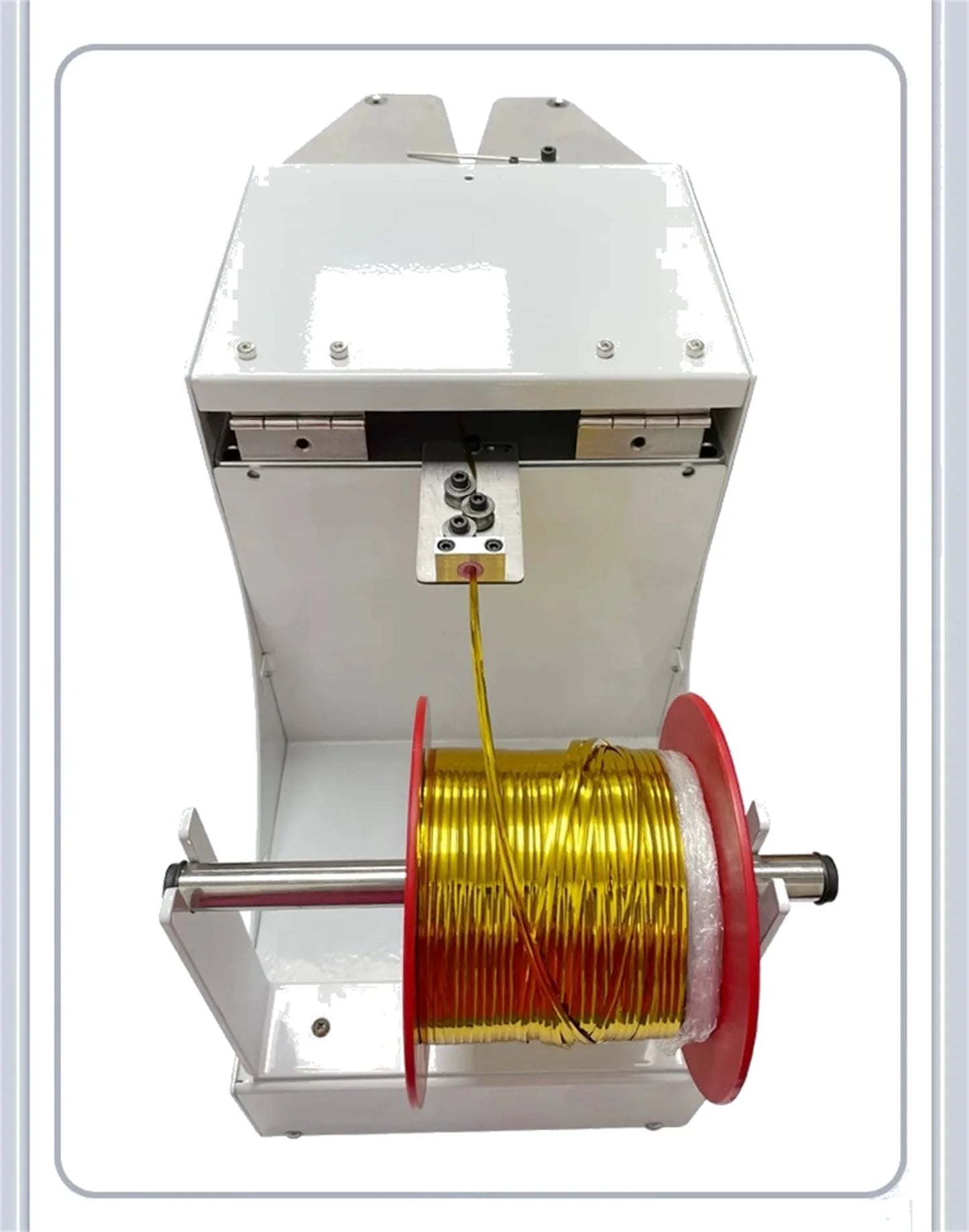 Automatic Wire Tying Machine 2-15mm Vertical Gold Wire Binder for Bread Bags Lollipop Fruit product image 5