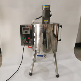 15L lipstick and lip gloss heating mixing filling machine with cosmetic wax mixer tank