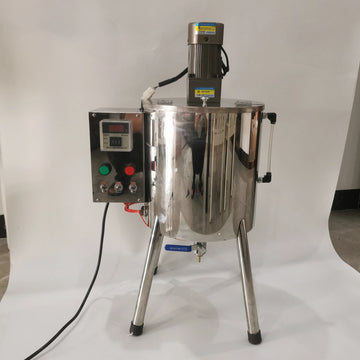 15L lipstick and lip gloss heating mixing filling machine with cosmetic wax mixer tank