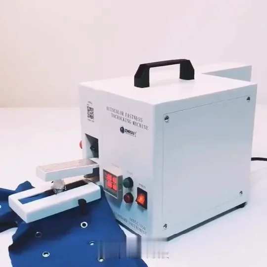 ZQ-002 Electric Color Fastness Tester Dry and Wet Rubbing Resistance Testing Machine for product image 2