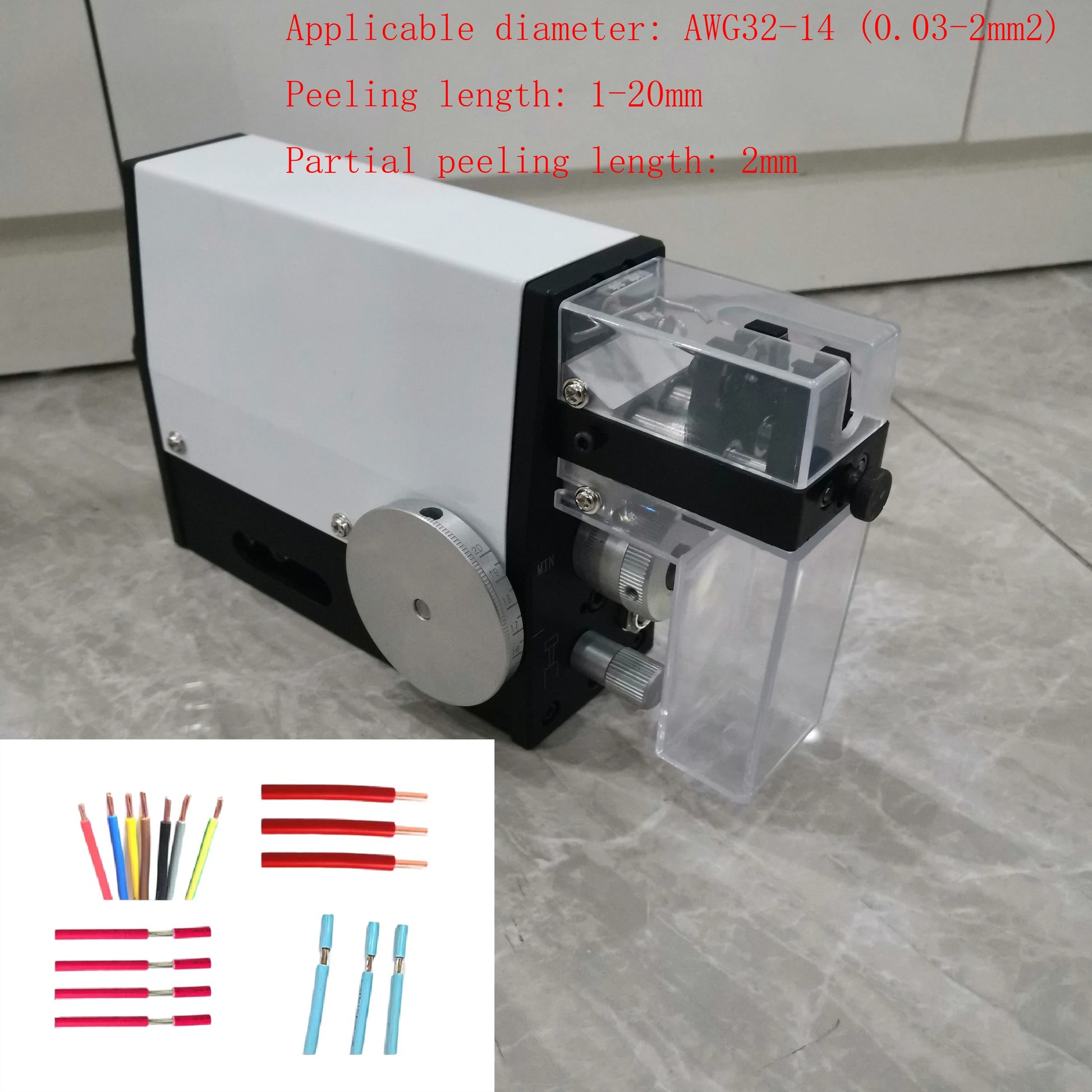 High Precision Induction Pneumatic Wire Stripping Machine 0.03-2mm²