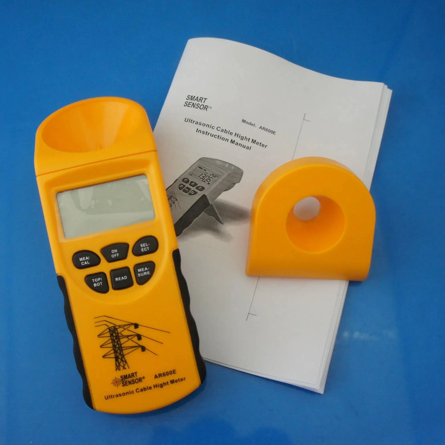 Smart Sensor AR600E Digital Ultrasonic Cable Height Meter | 3–23m
