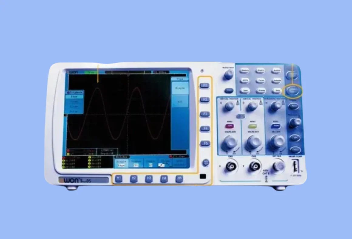 OWON SDS8302V Deep Memory Digital Oscilloscope 300MHz 2.5GS/s 8" LCD