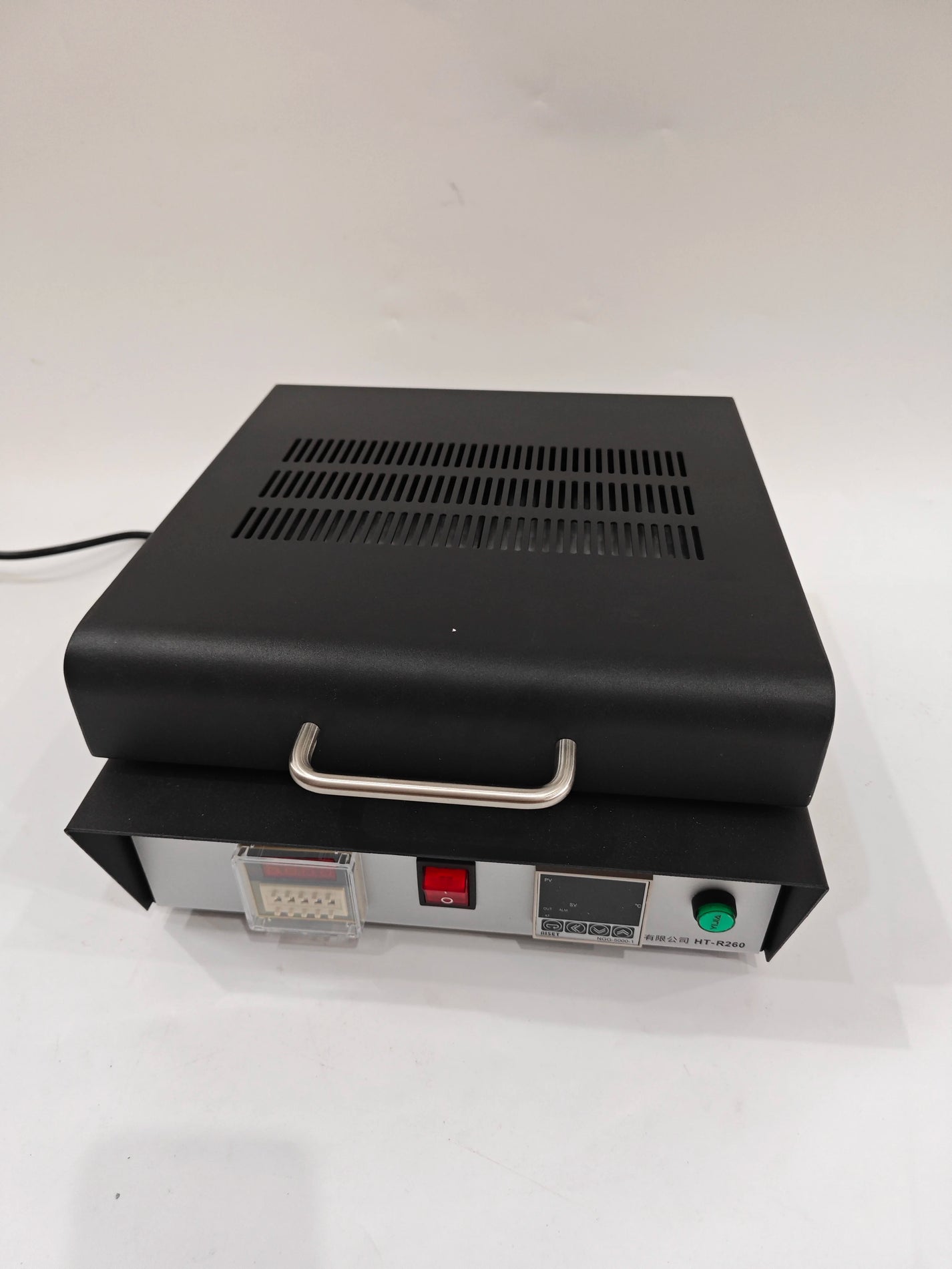 R260 BGA reballing hot plate with ventilated lid timer power switch and temperature controller