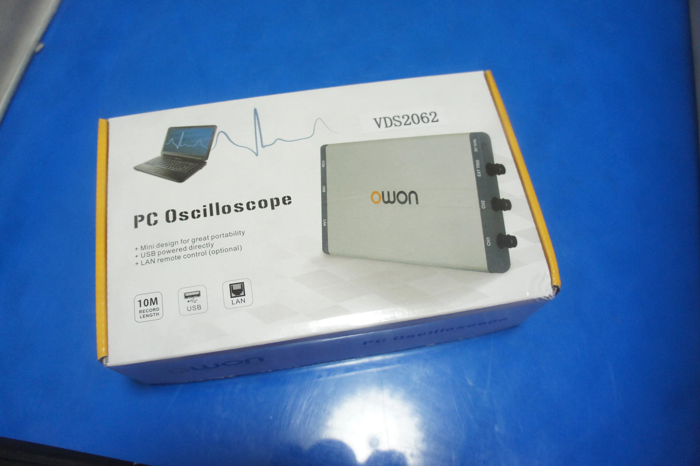 OWON VDS2062 PC Oscilloscope | 60MHz–100MHz Bandwidth 1GSa/s Sample Rate 10M Record Length product image 2