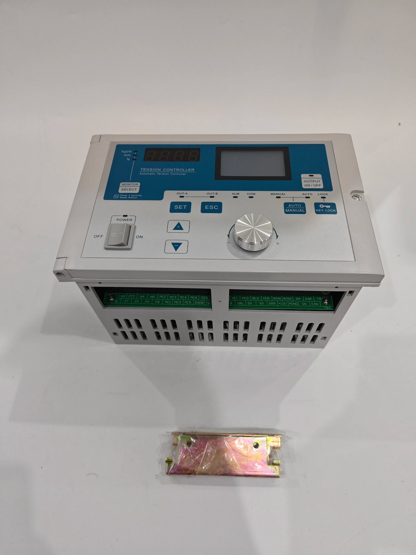 KTC838A automatic tension controller installation detail for web tension control