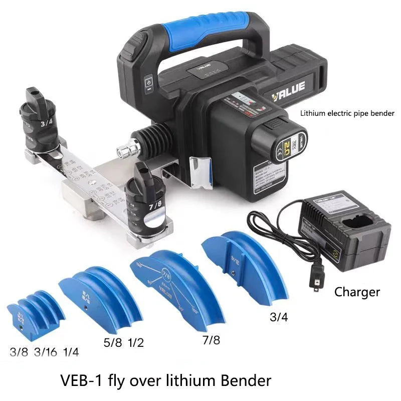 VEB-1 VEB-1B Electric Tube Bender Automatic 6–22mm Air Conditioning Copper Pipe Bending product detail image 2
