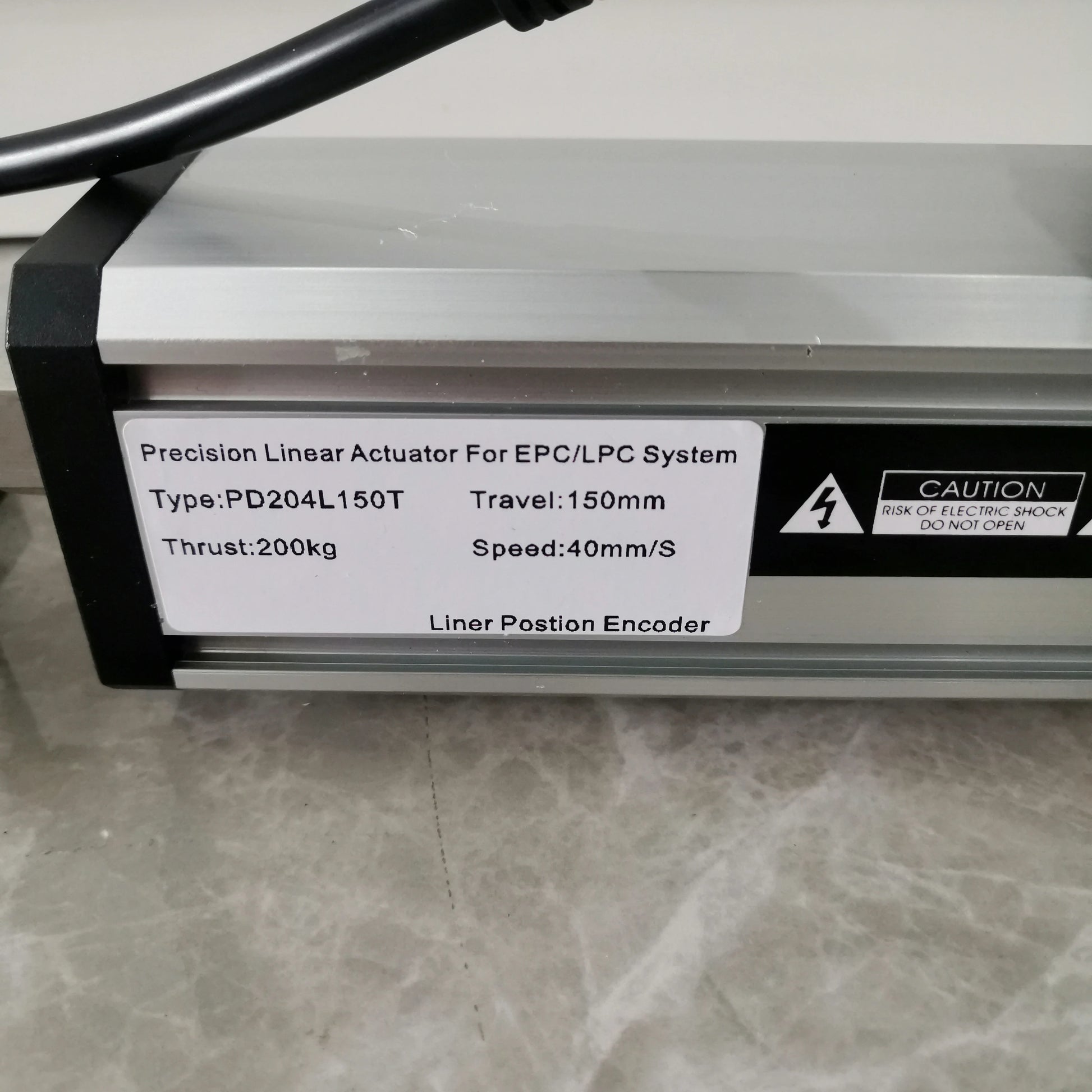 PD204L150T Precision Linear Actuator For EPC/LPC System Travel:150mm Thrust:200kg product image 3