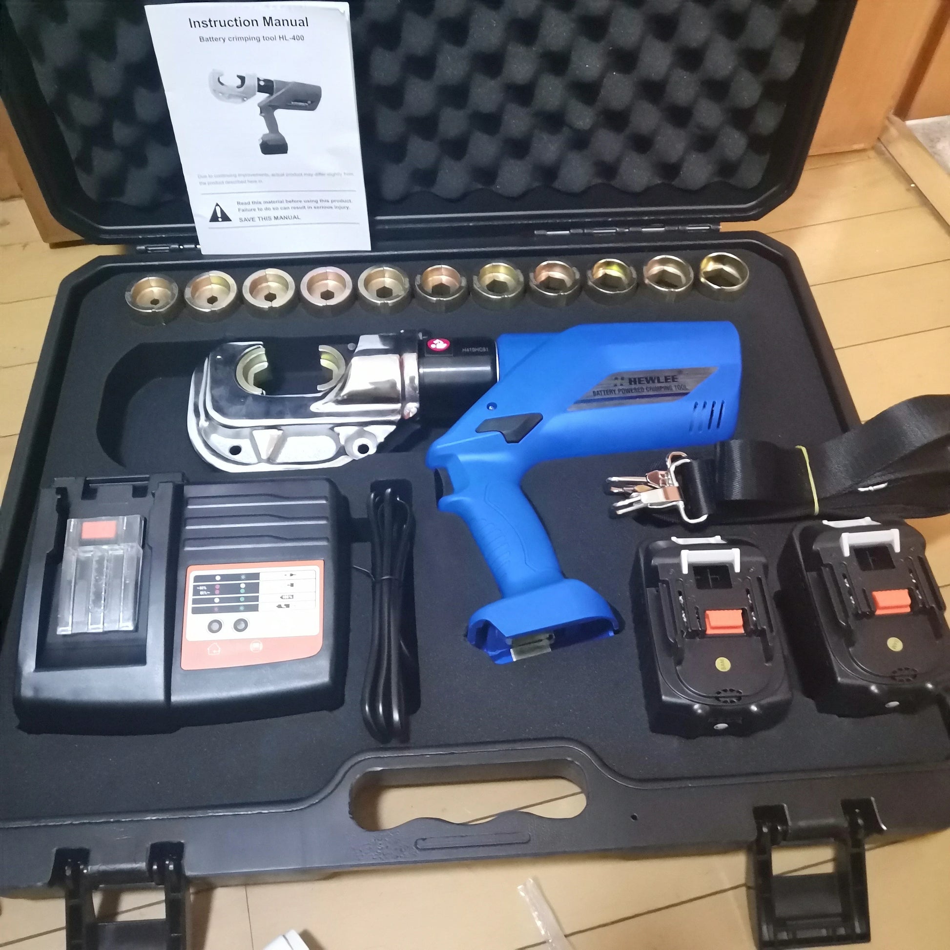Rechargeable Hydraulic Crimping Tool Electric Wire Crimper 16–400mm² Battery Powered Cable product image 6