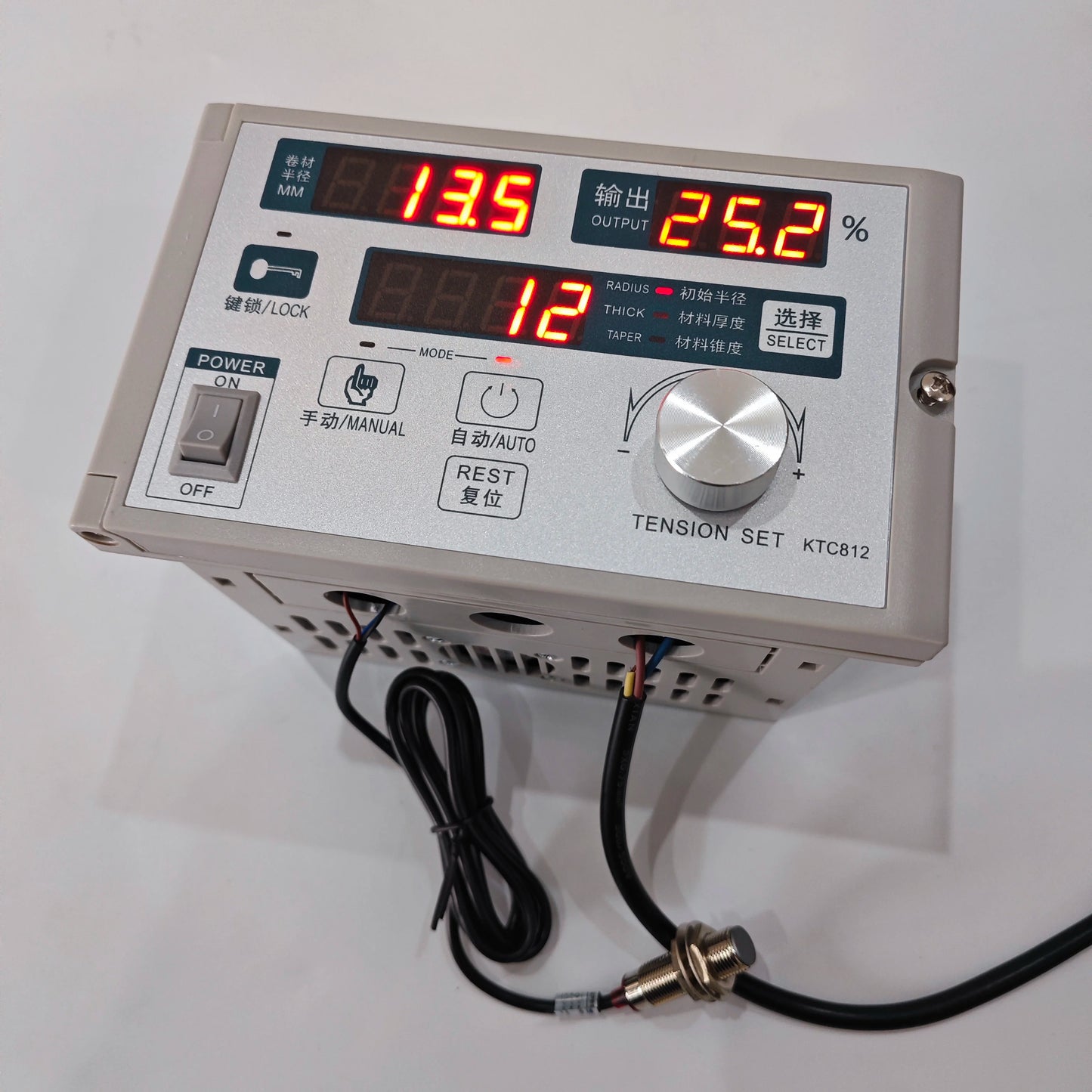 KTC812 Semi-automatic tension controller with Hall Sensor Coil