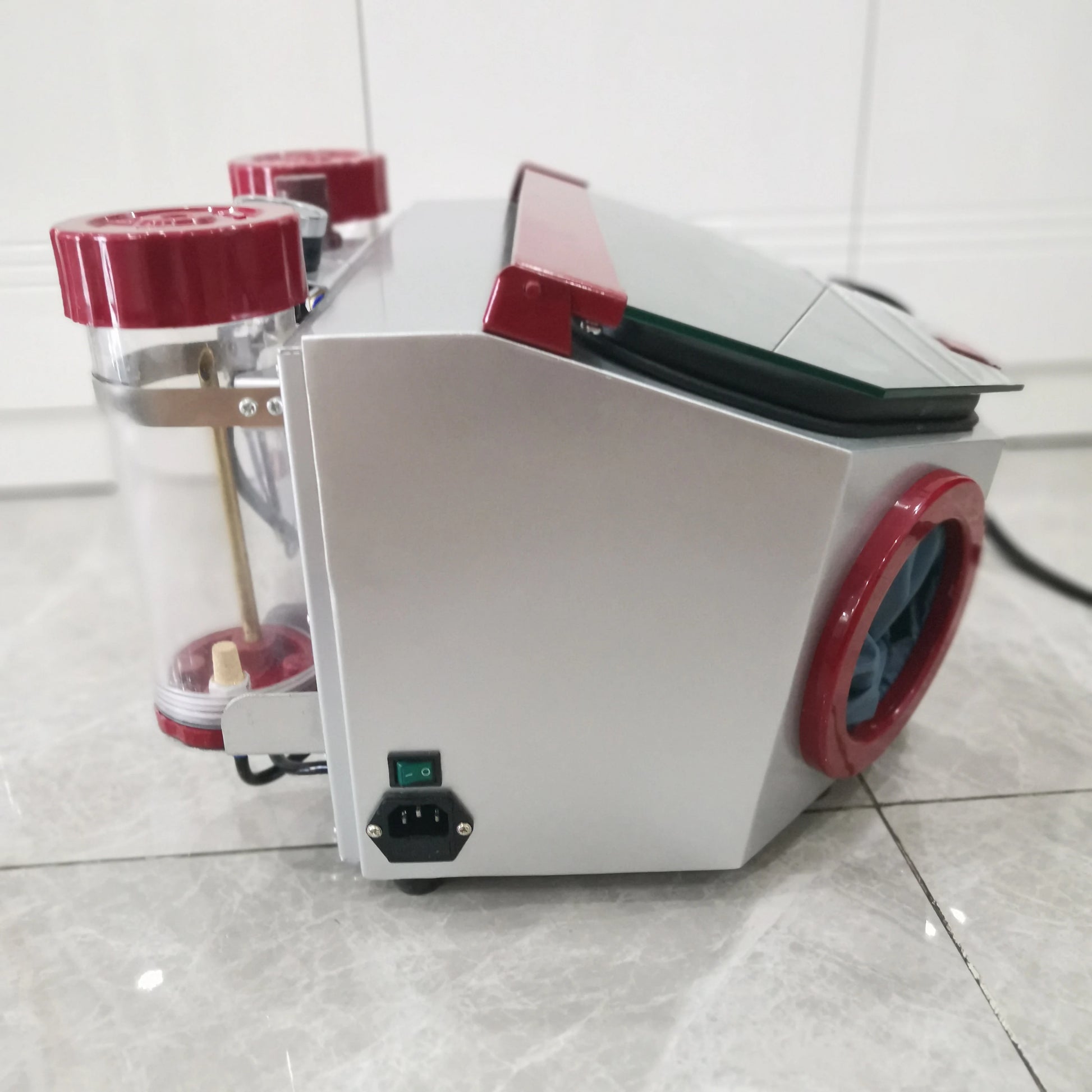 Dental Fine Sandblaster Jewelry Sandblasting Machine Twin Pen Two Tank 110V/220V product image 4