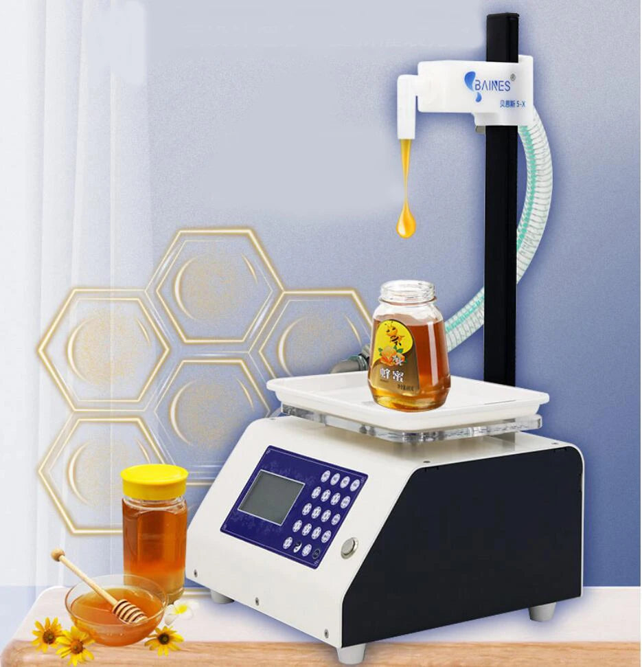 Automatic weighing viscous liquid filler detail image