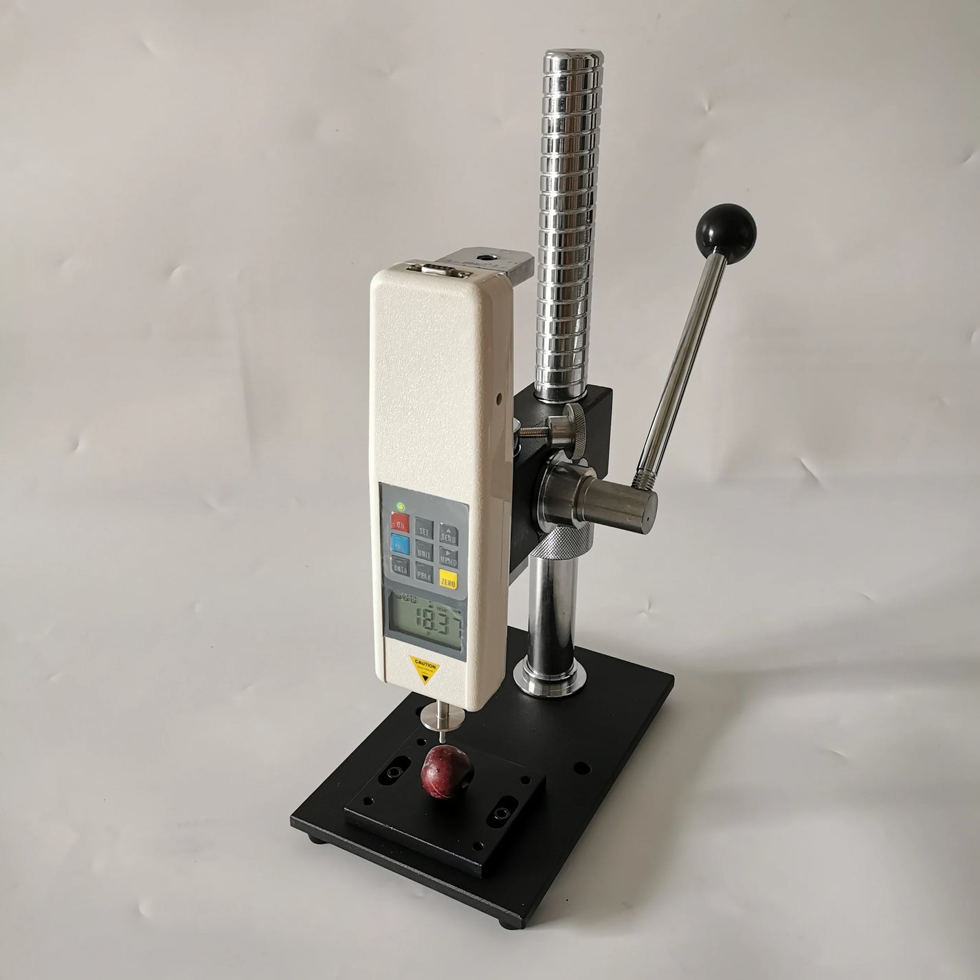 GY-4 digital fruit penetrometer hardness tester with manual test stand