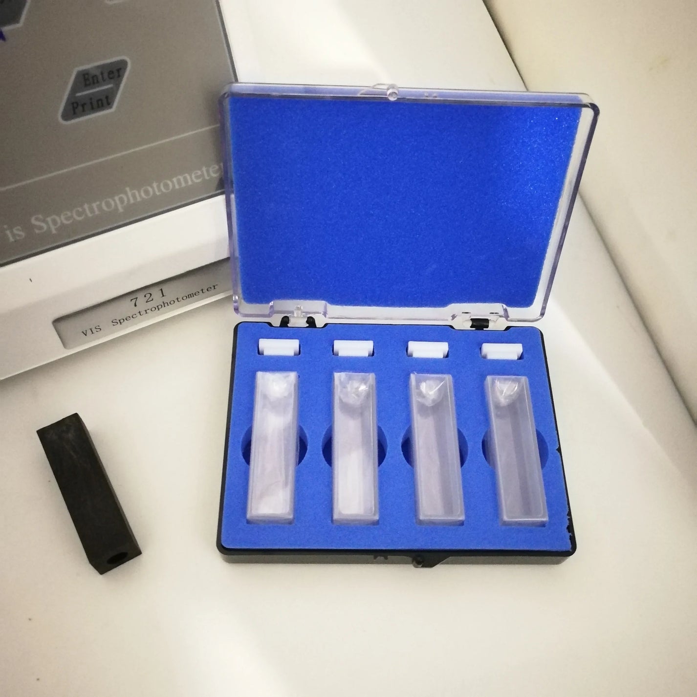 721 spectrophotometer laboratory measurement setup