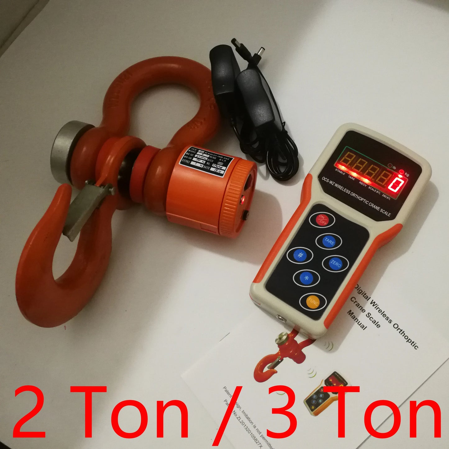 Wireless Digital Crane Scale 2T/3T 2000kg 3000kg Heavy Duty