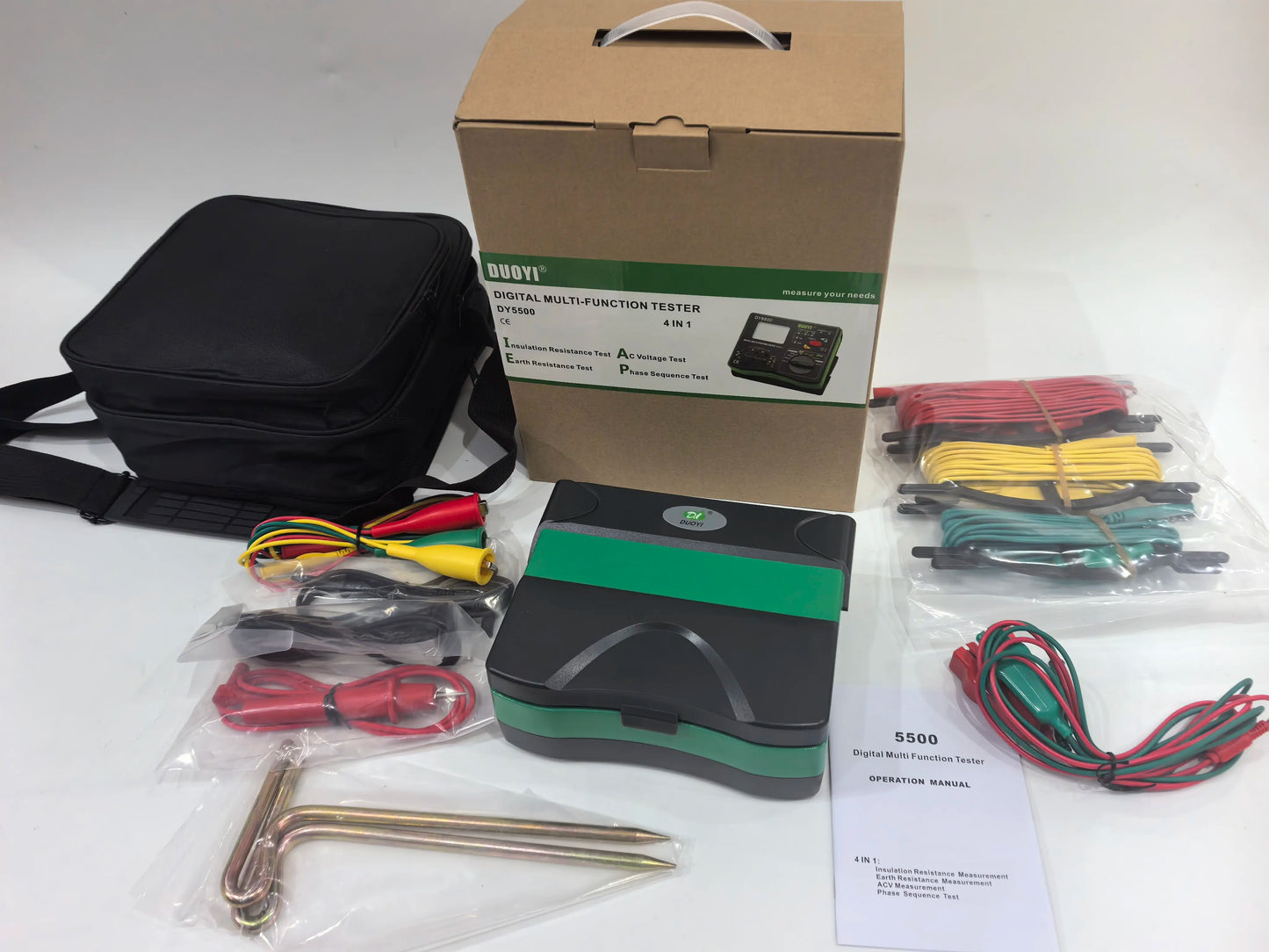 DY5500 4 in 1 Digital Multi-Function Tester Insulation Earth