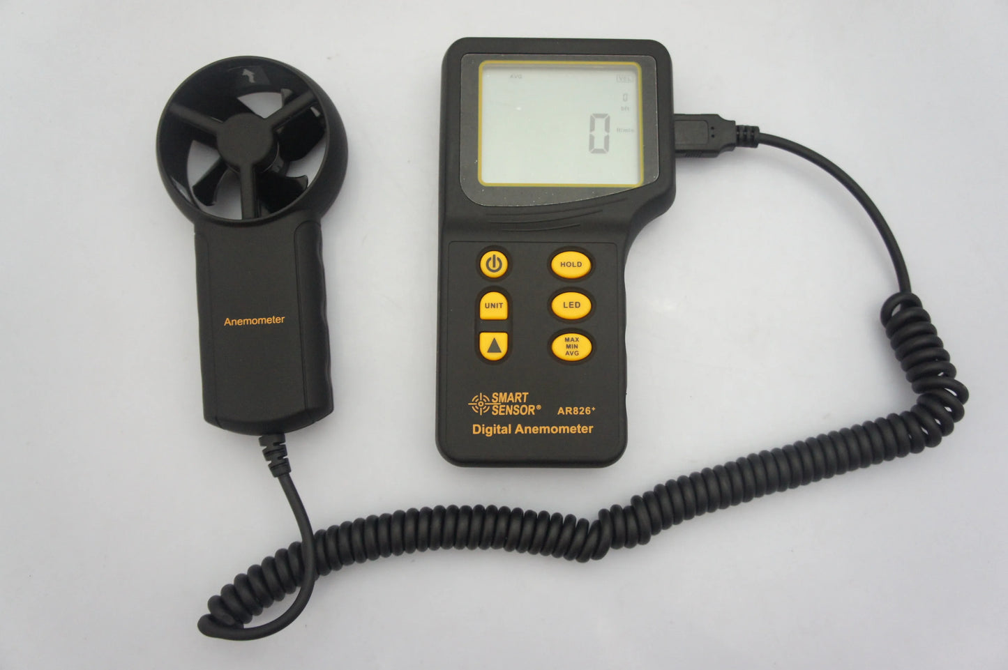 AR826+ Digital Anemometer Air Flow Meter Wind Speed Gauge Tester with LCD Display for HVAC product detail image 2