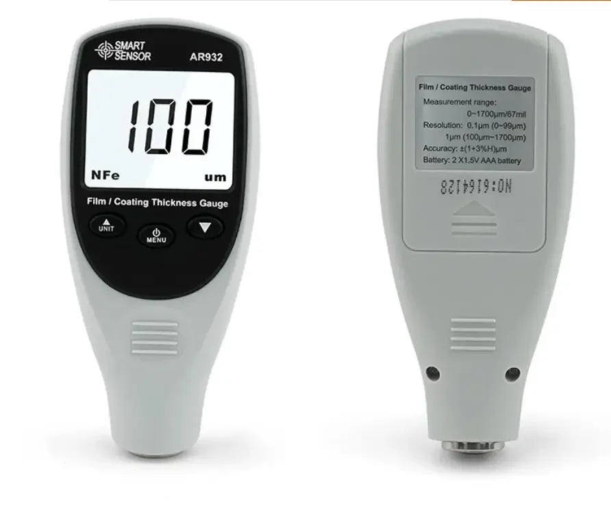 Smart Sensor AR932 Digital Coating Thickness Gauge 0–1700μm Car Paint Tester Meter for product detail image 4